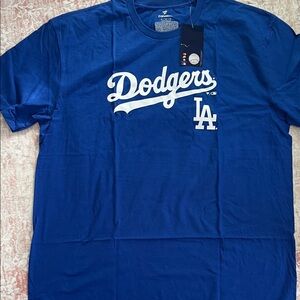 NWT Fanatics Blue Dodgers Short Sleeve Tee XL
